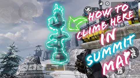 How to climb tower in summit map in CODMobile