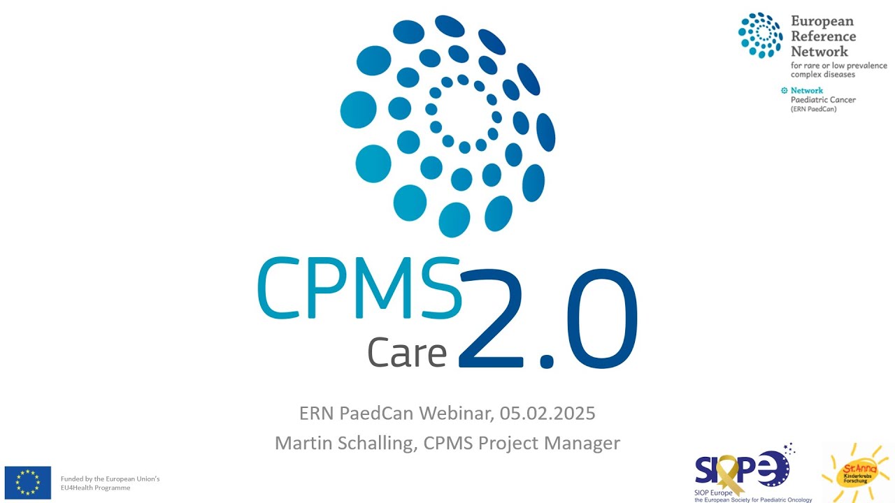 CPMS 2.0 kick-off Webinar for ERN PaedCan
