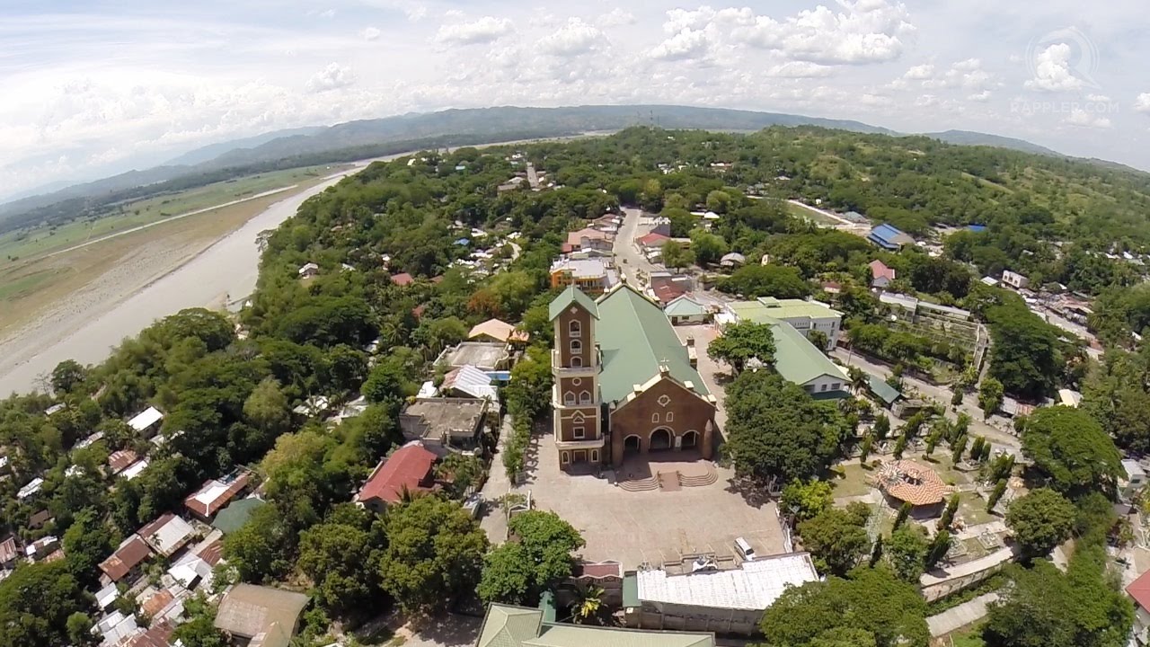 Aerial view: Basilica of Our Lady of Piat in Cagayan