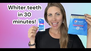 Crest 3D Glamorous Whitestrips Whiten Teeth in Just 30 Minutes Watch