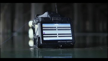 Waterproof test video of FFS-60D core-alignment fusion splicer