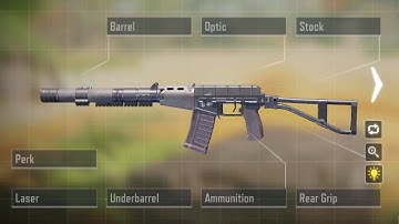 Cod Mobile : All As Val gunsmith attachments ! (MAX level)