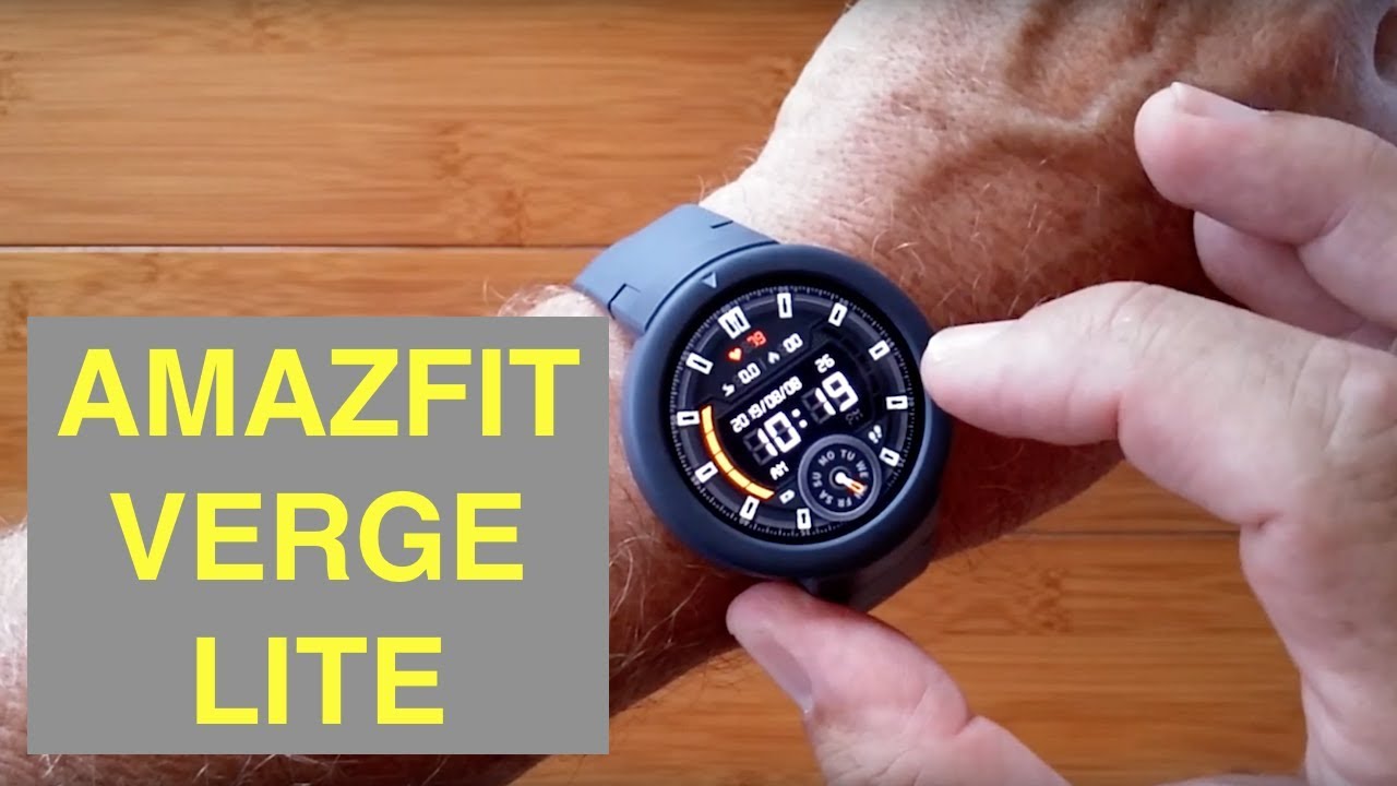 amazfit verge lite waterproof