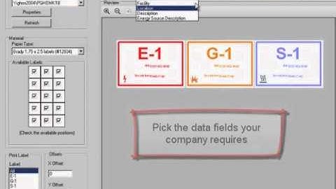 Brady LockoutPro Software: Printing Energy Tags