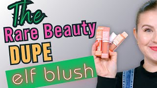 e.l.f. Camo Blush a Rare Beauty Dupe? | Swatches & Wear Test