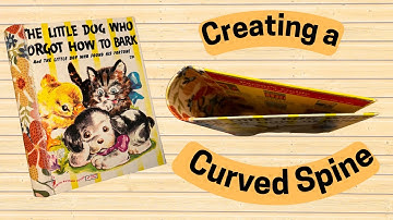 How to Make A Curved Spine Junk Journal With a Vintage Book