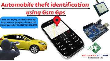 Automobile Theft Identification Using GSM GPS