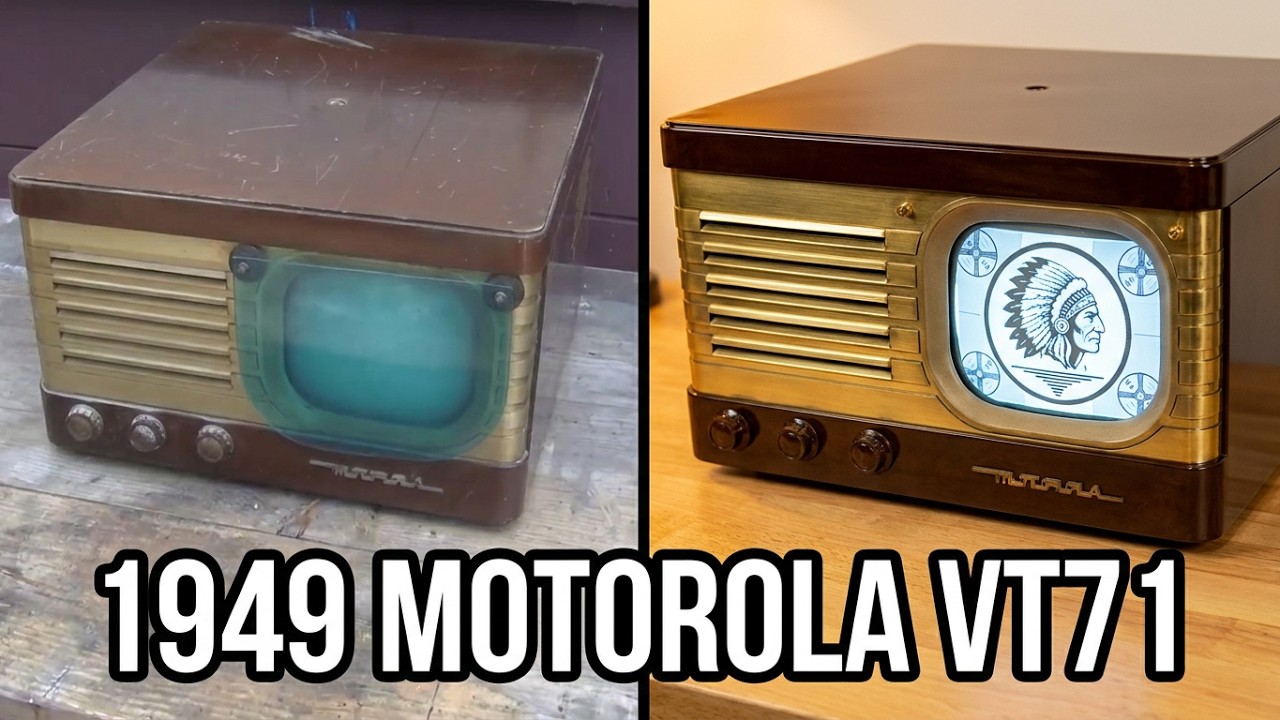 Motorola VT71 7JP4 Resurrection Analysis For Restoration Reforming Capacitors Ballast Replacements