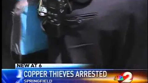 Copper thief suspects arrested