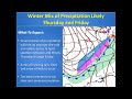 Hazardous Weather Briefing for December 2, 2013