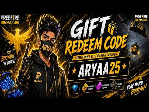 🔴Live streaming Aryaa Team! Gifts 🎁Redeem Code Free Fire #freefire #giftredeemcode #redeemcode