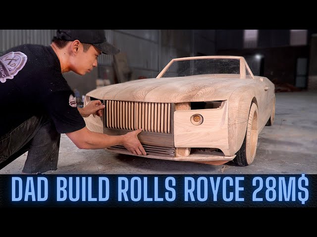 Full 68 Days Build Rolls Royce Boat Tail For My Son 
