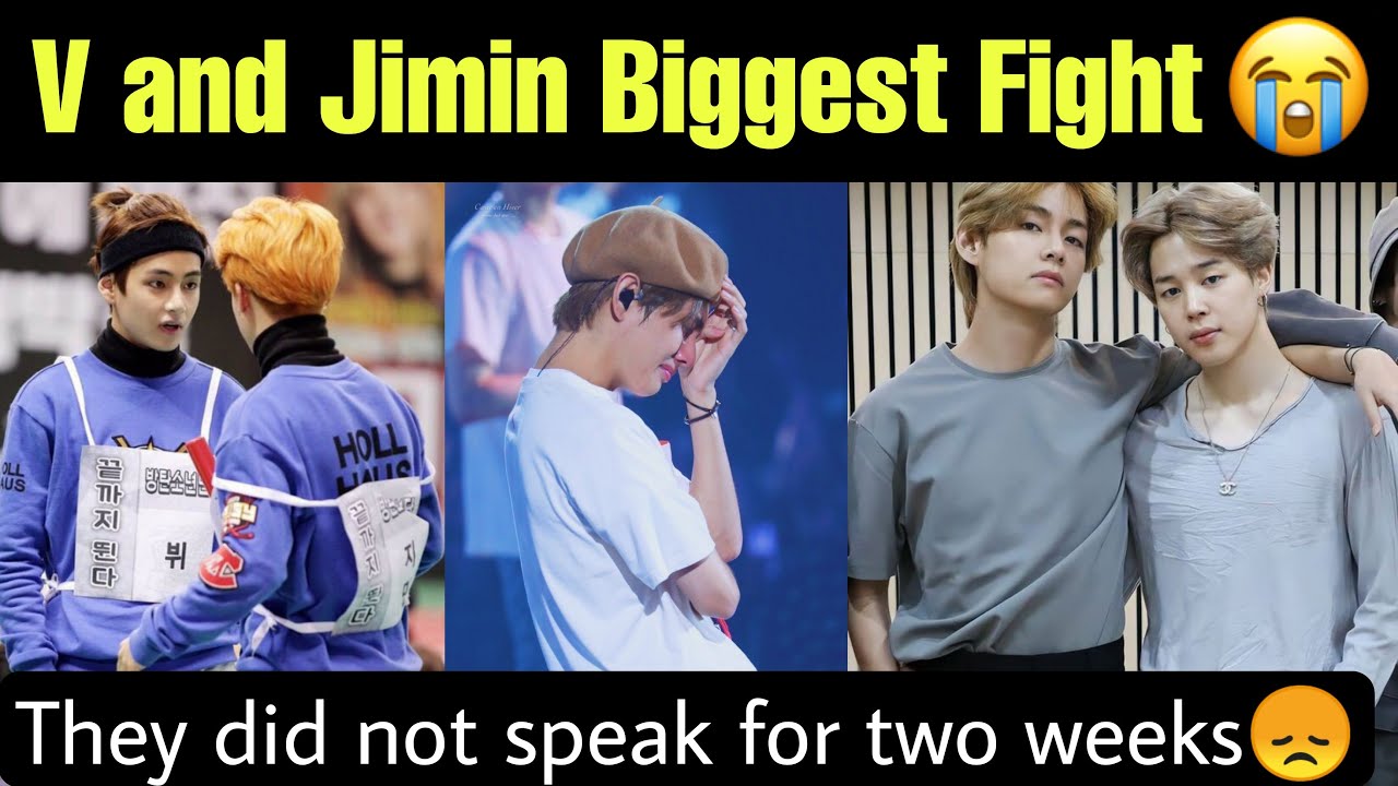 V and Jimin Biggest Fight 😭 #bts #vminfight #jimin #taehyung #kpop