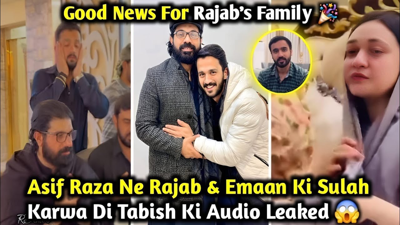 Good News For Rajab’s Family | Allama Asif Raza Reconciles Rajab Butt ...