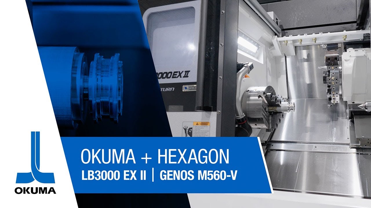 LB3000 EX II + GENOS M560-V Cutting Demo With Hexagon Technology