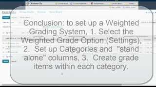 Setting Up a "Weighted" Grades System (D2L 10.3)