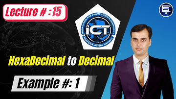 Hexadecimal to Decimal number conversion examples step by step.