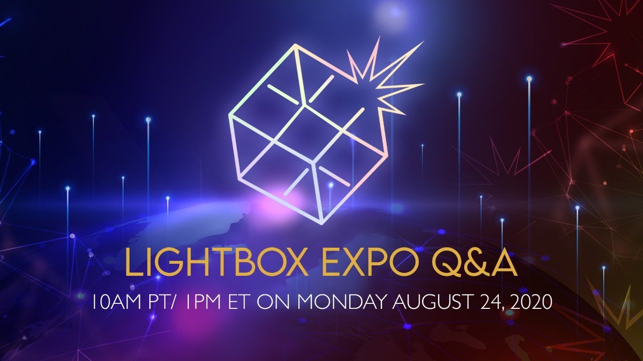 This is how LightBox Expo will work. Plus Q&A YouTube