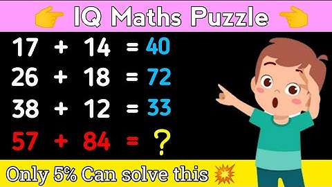 Maths IQ puzzle//#83// Maths puzzle with Answer //#logicalreasoning #logical #iq