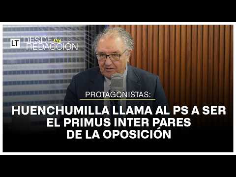 Huenchumilla calls on the PS to be the primus inter pares of the opposition: "Someone has to lead...