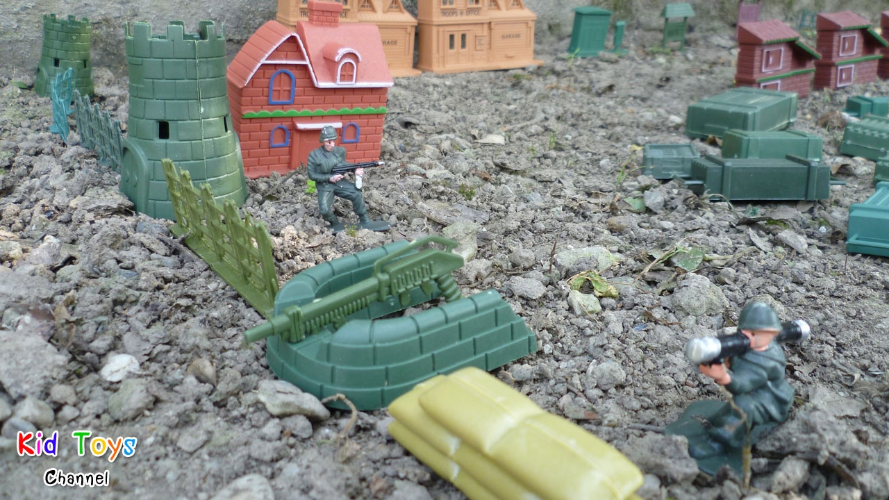 Military base Toy soldiers Figure Army Men Playset YouTube