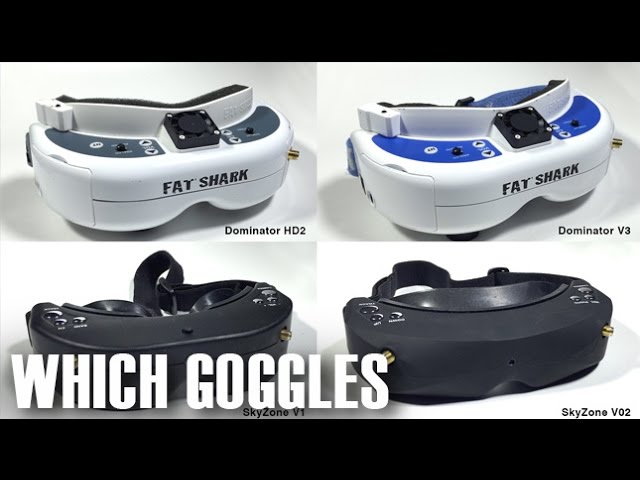 FPV Goggles Overview and thoughts   Fatshark & SkyZone