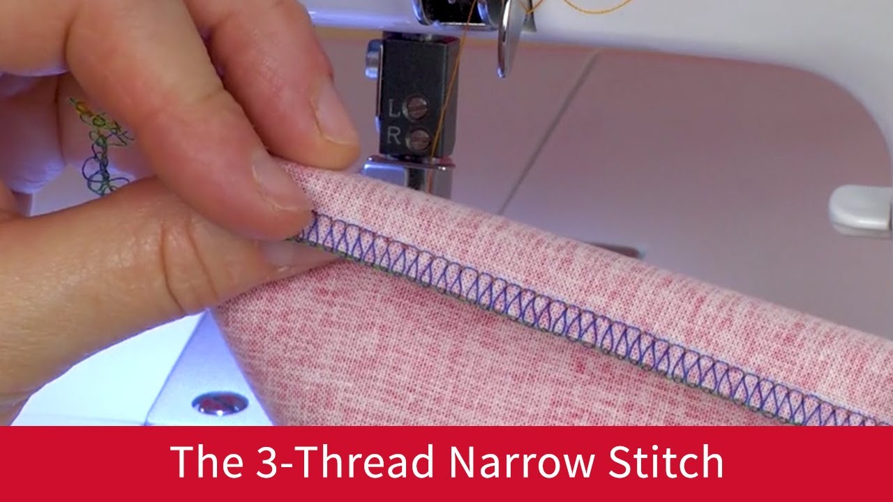 How to Thread a 3-Thread Flatlock Stitch 