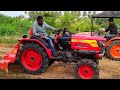 Mahindra Jivo 245DI Rotavator & Tillage performance | Banana & Turmeric field | New Tractor