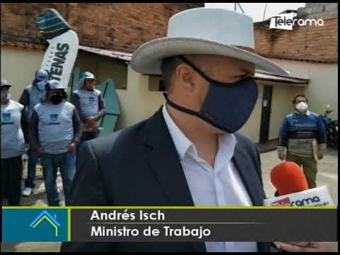 Ministro de trabajo firma convenio con el municipio para generar empleo