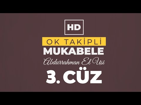 3 .Cüz - Abdurrahman El Ussi