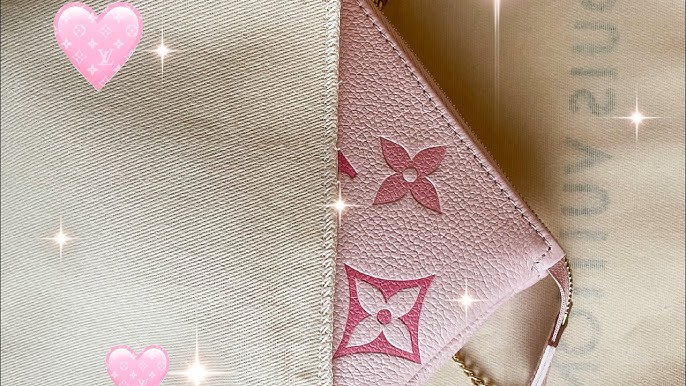 Louis Vuitton Escale mini pochette Pink Cloth ref.183628 - Joli Closet