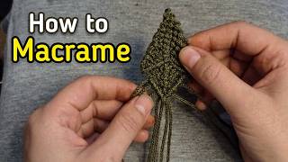 How to Make a Macrame Christmas 🎄 /New Pattern Tutorial