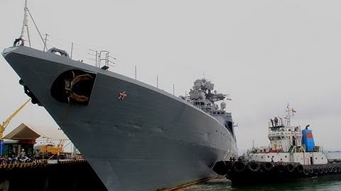 Cận cảnh tàu ‘siêu chống ngầm’ hải quân Nga tại cảng Tiên Sa