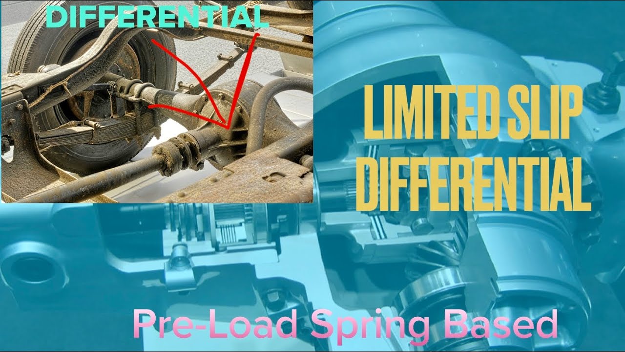 Limited Slip Differential PreLoad Spring Based How does it work