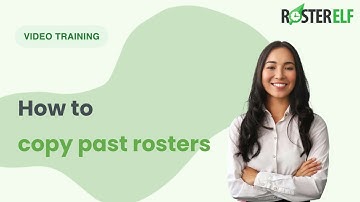 How to copy a past roster in RosterElf