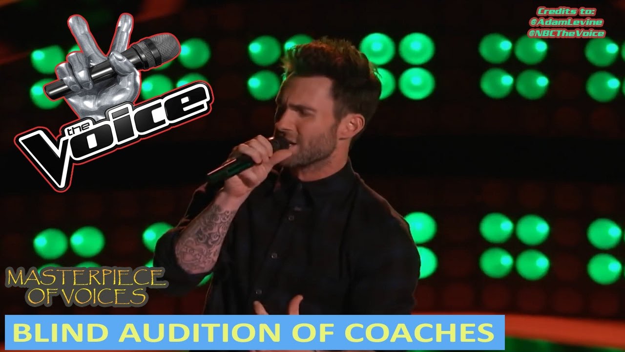 BLIND AUDITION OF COACHES ON THE VOICE [PART 1] YouTube