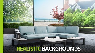 How to create Realistic Renderings with BACKGROUNDS | pCon.planner Tutorial