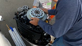 Yamaha 2.8L timing belt install 150, 175, and 200HP