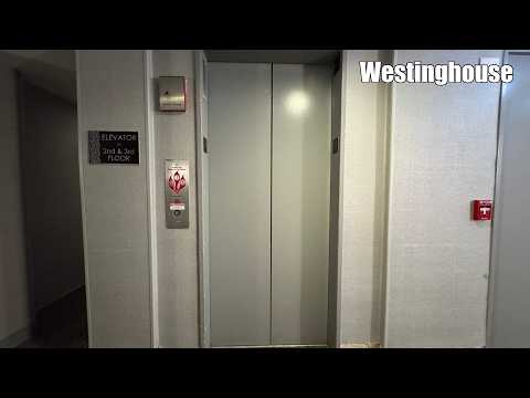 Hidden Modernized Westinghouse Hydraulic Elevator at the Hyatt Regency in Schaumburg, IL