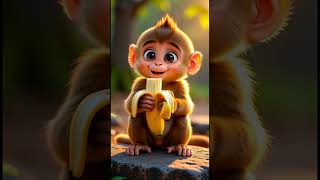 Jaggu Bandar #shorts #viral #cartoon #tranding #cute #entertainment #monkey #nurseryrhymes #infobell