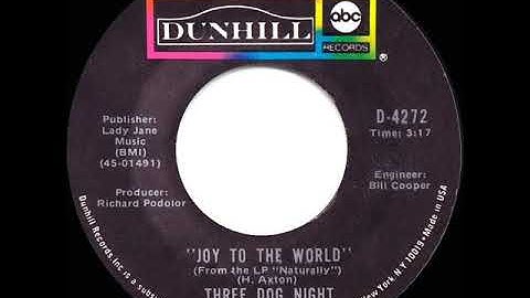 1971 HITS ARCHIVE: Joy To The World - Three Dog Night (a #1 record--hit mono 45 version)