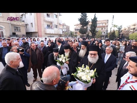 Archbishop Ieronymos II of Athens receives honourable welcome in Damascus, Syria
