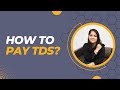 Instructions for TDS payment on the Income-tax Portal || CA GUNJAN HIRANI ||