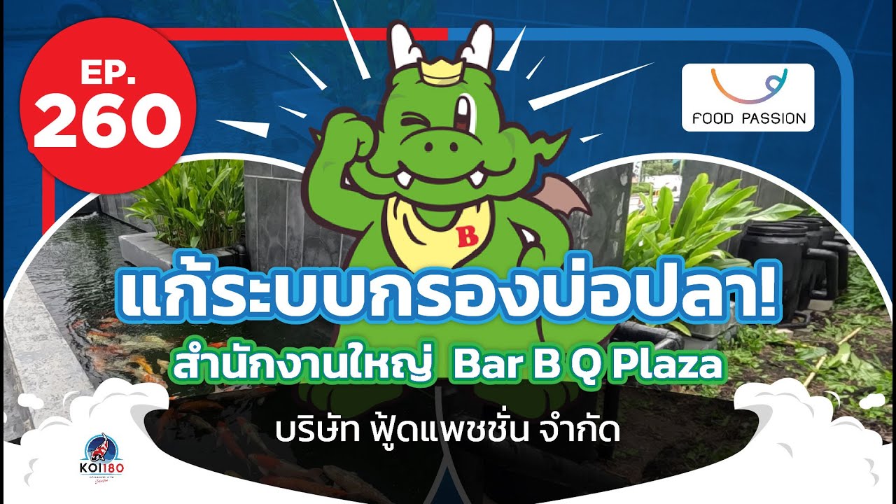 บาบีก้อน แก้ระบบกรองบ่อปลา