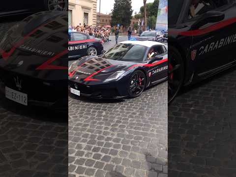 Video Maserati MC20 carabinieri festa repubblica 2026