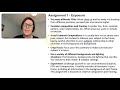 Assignment 1 video