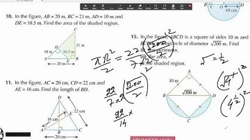 Basic Mathematic || In the figure, ABCD is a square of sides 10m and BCD is a semicircle of.........