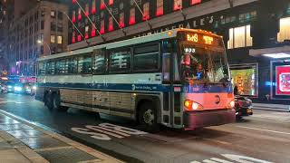 MTA & NYCT Bus: Rerouted BxM9 MCI D4500CT via Lexington Ave @ E 59 Street + M3, M4, BxM10 & More!