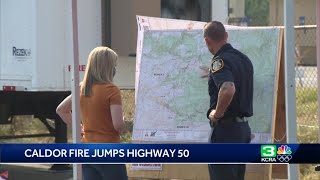 11PM LIVE: Caldor Fire jumps Highway 50 as El Dorado County blaze grows to 90,000 acres