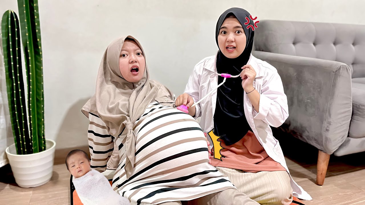 KAGET‼️ TIBA2 IBU KONTRAKSI 😲 MELAHIRKAN DIBANTU DOKTER 🤰🏻